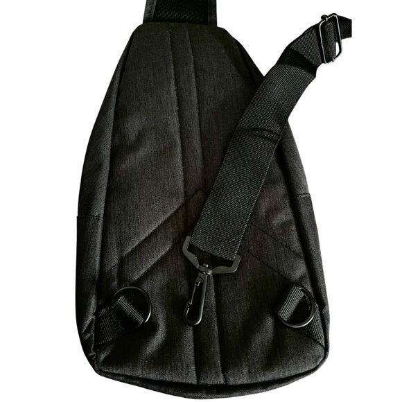 Peak Gear Black Lightweight Crossbody Bag W/ Pockets For Everyday Use Or Travel - Picture 7 of 8